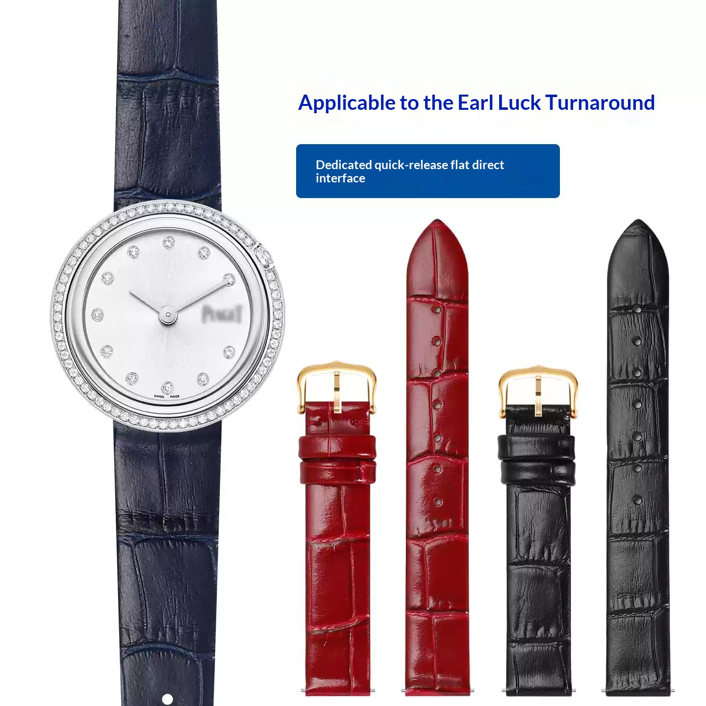 Leather Strap Quick Release - Hakiki Deri saat kayışı Piaget Possession