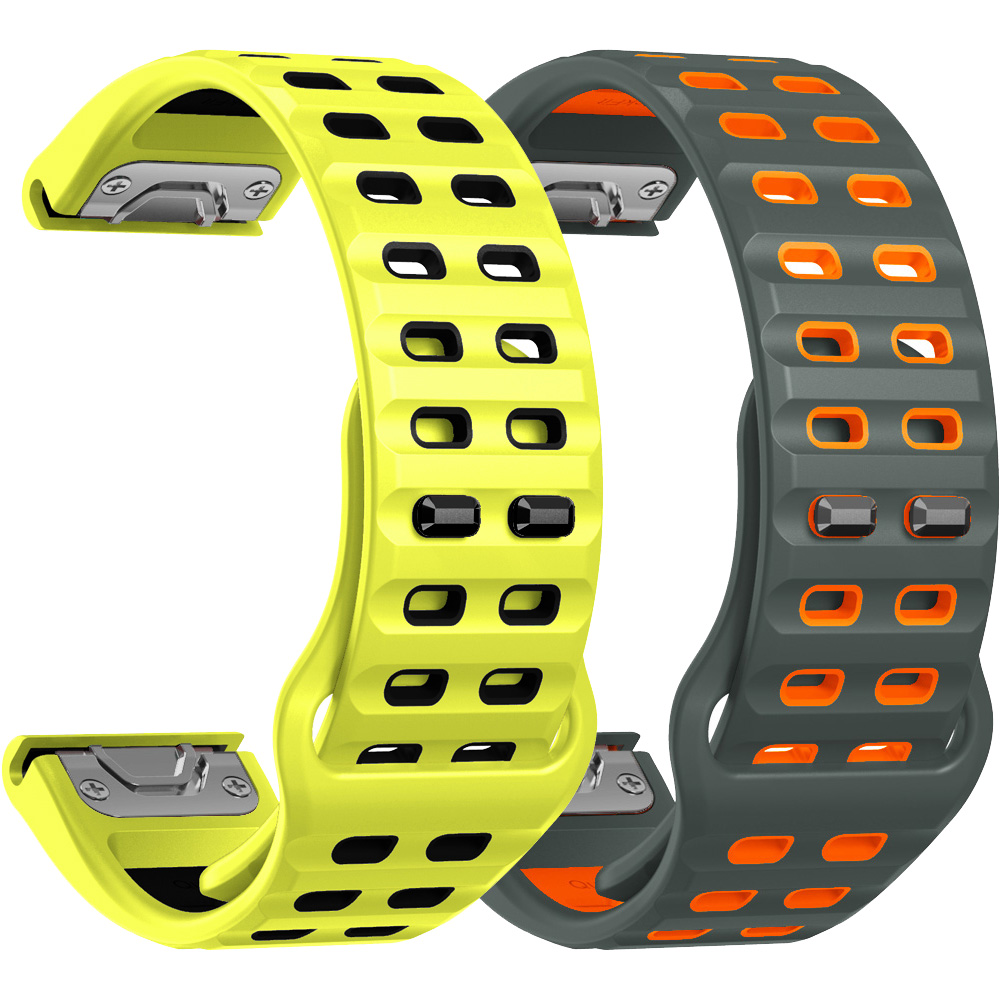 Silicone Watch Band 22Mm - Garmin Fenix 9, 8, 51 mm,