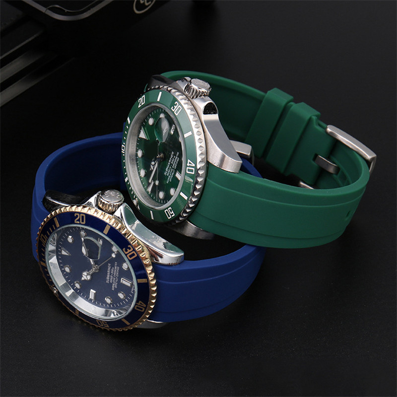 Kavisli arayüzü kauçuk kayış i - Rolex Watch Submariner incelemesi ve fiyatı