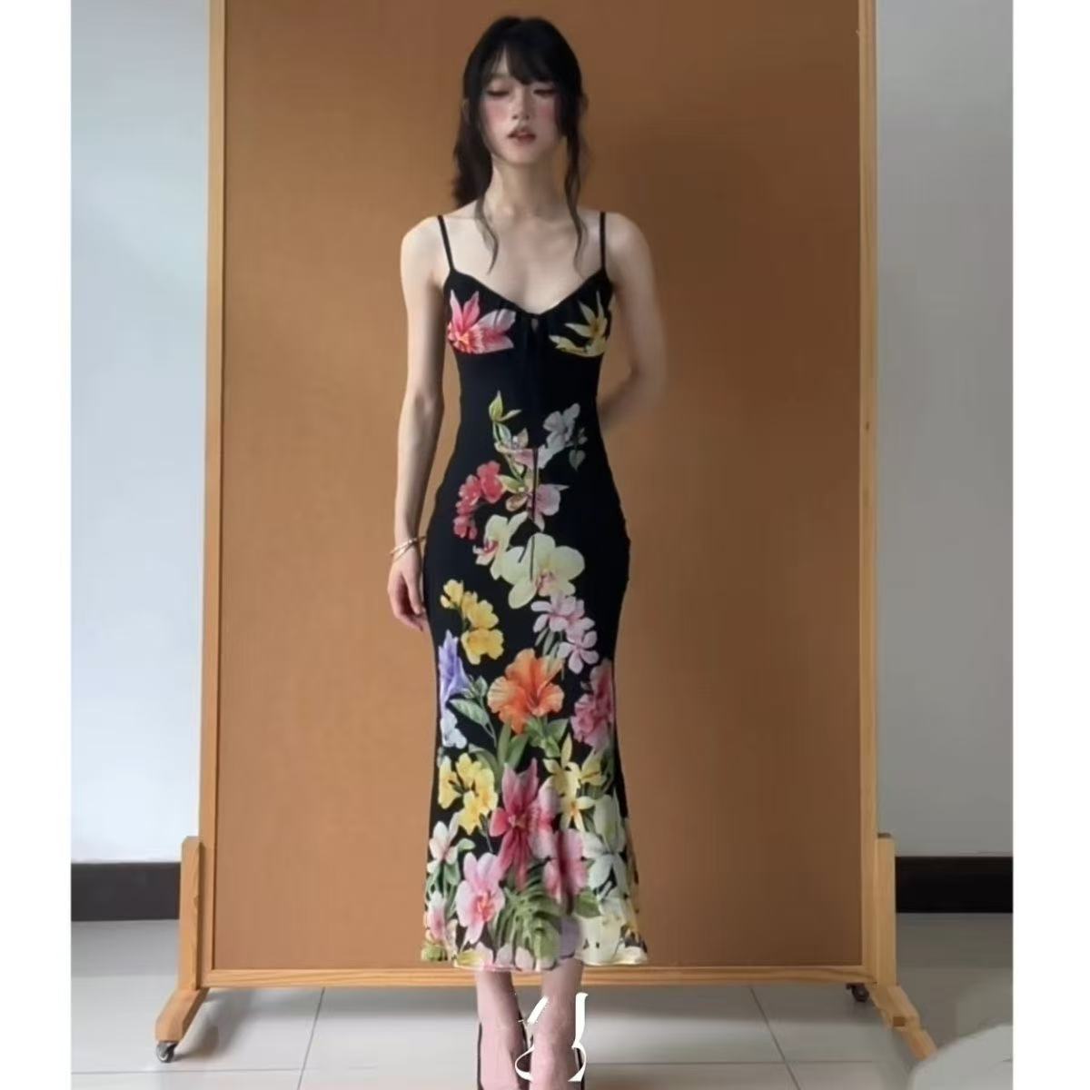 Retro Tropikal Çiçekli Askılı  - Tropic Strap Vintage incelemesi ve fiyatı